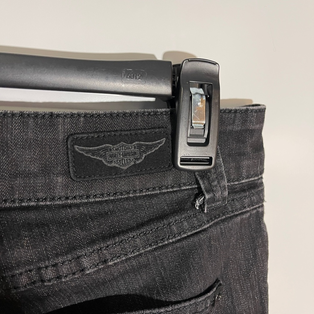 Harley Davidson black skinny jeans Size 4‎ - Picture 6 of 8